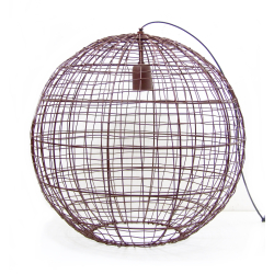 Lampa wisząca metalowa Kula LOFT 45cm